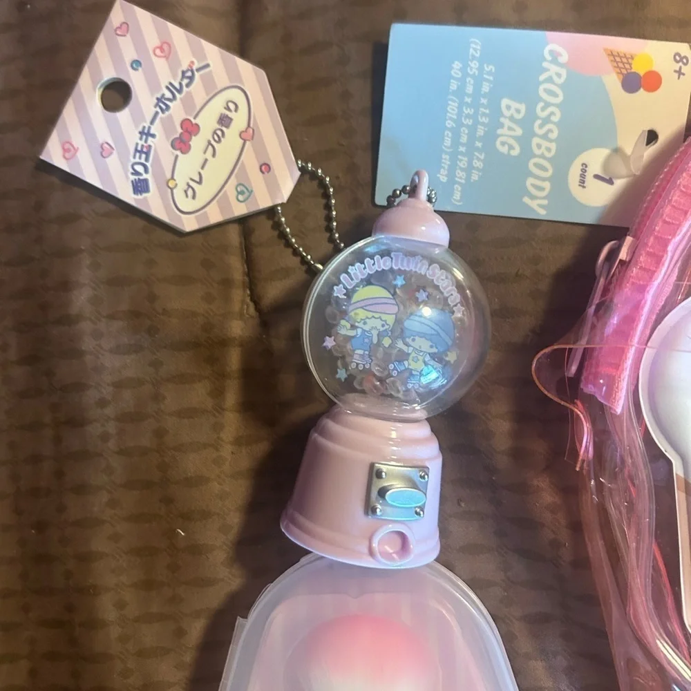 Hello Kitty Pink  brush set and Ice Cream Cone Bag